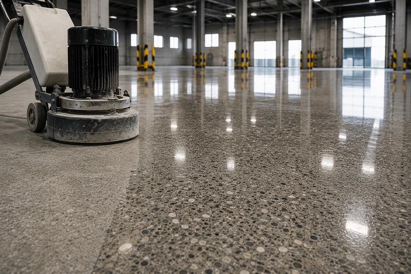 Parlak Beton Zemin Nasıl Yapılır? Adım Adım Beton Parlatma Süreci